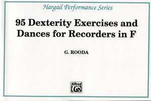 95 Dexterity Exercises and Dances for Recorders in F