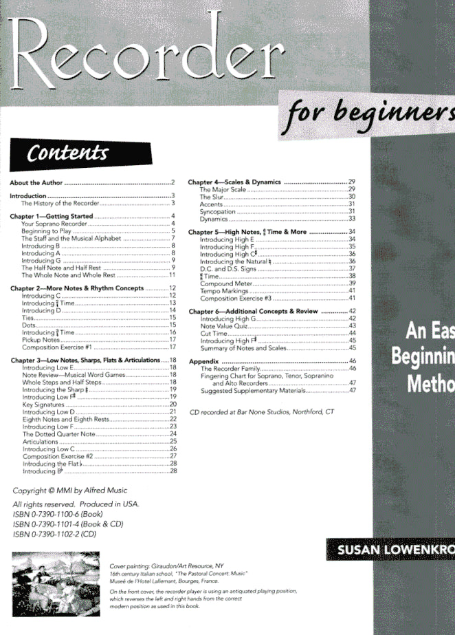 Recorder for Beginners
