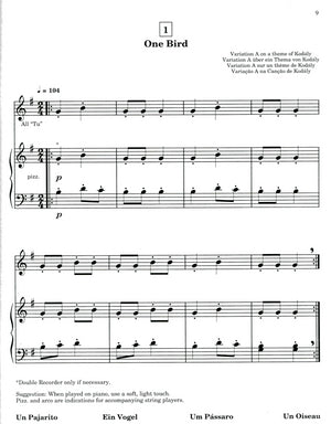 Suzuki Recorder School Alto Recorder Accompaniment Part Volume 1