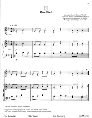 Suzuki Recorder School Alto Recorder Accompaniment Part Volume 1