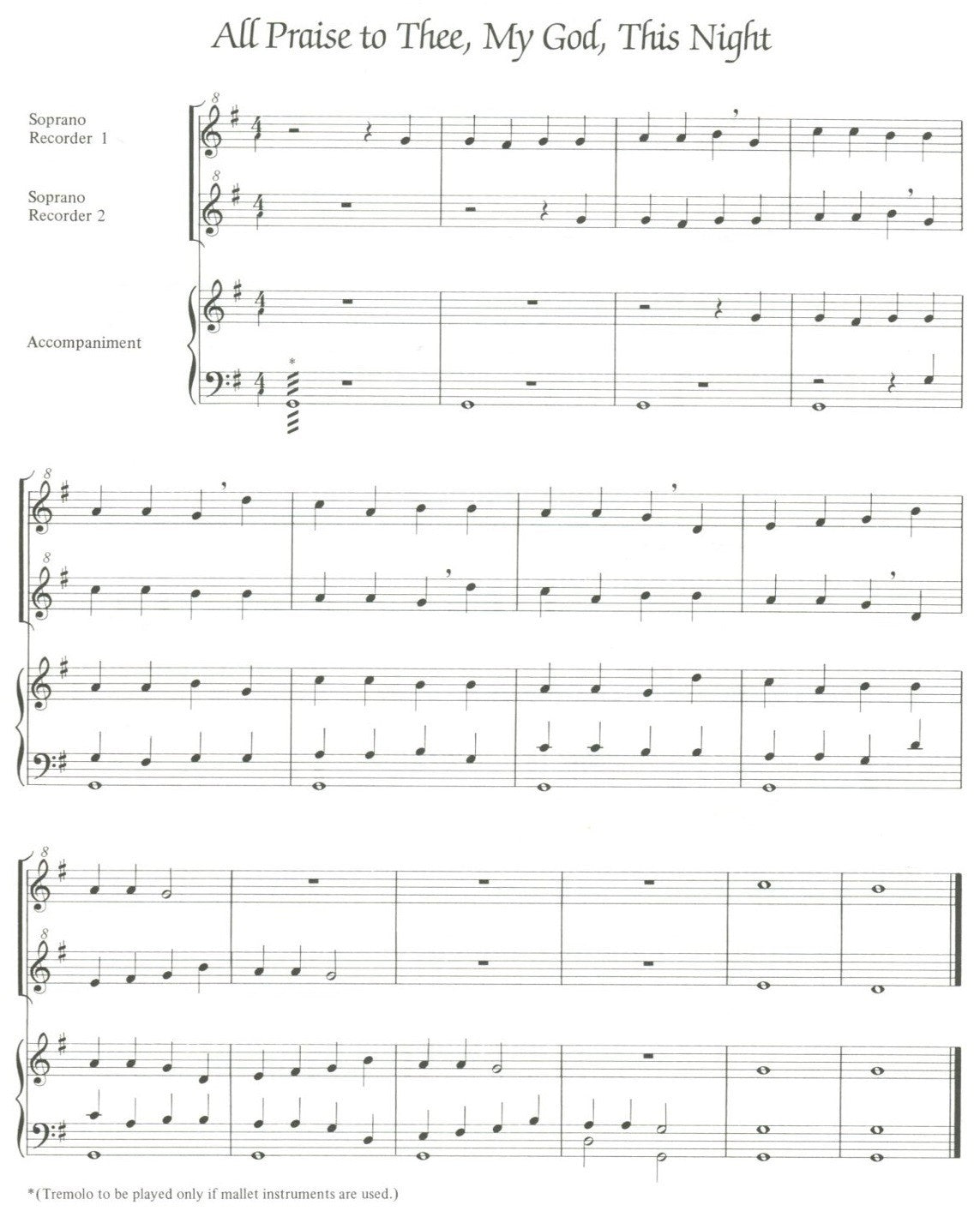 Songs Of Praise
