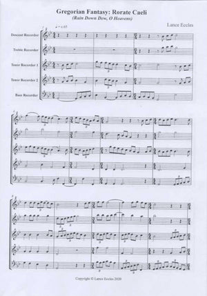 Gregorian Fantasy: Rorate Caeli (Rain Down Dew, O Heavens)