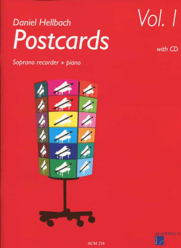 Postcards Vol 1 for Soprano Recorder and Piano