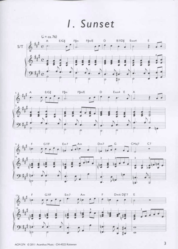 Postcards Vol 1 for Soprano Recorder and Piano