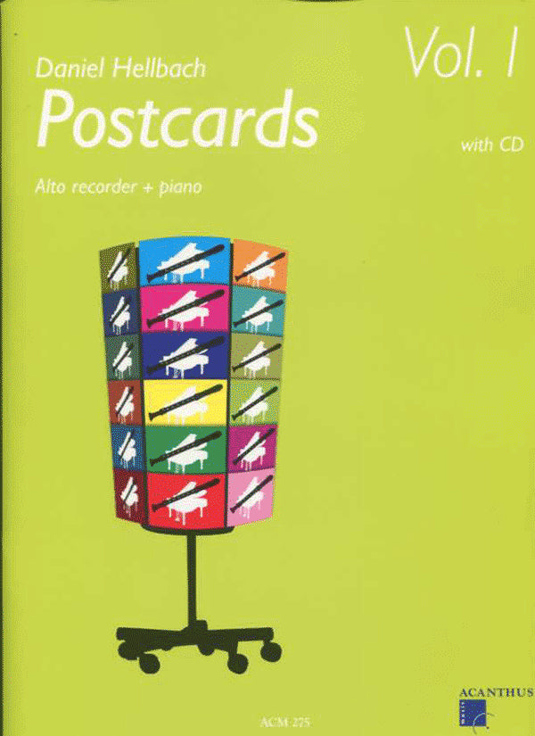 Postcards Vol 1 for Alto Recorder and Piano