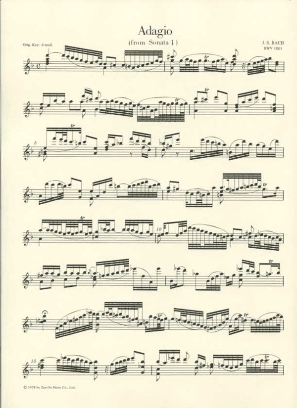 11 movements from the Sonatas and Partitas