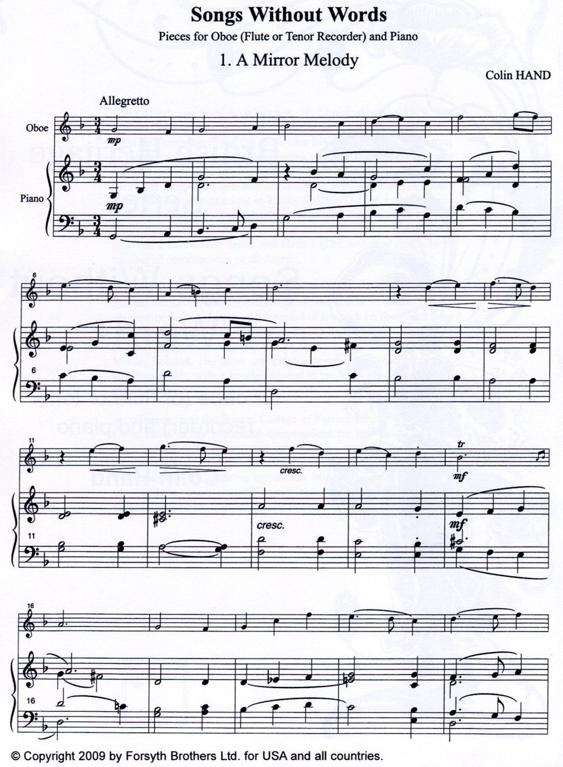 Songs Without Words