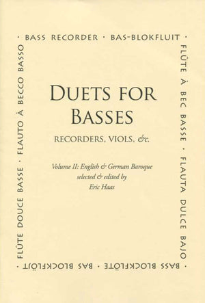 Duets for Basses Vol II: English and German Baroque