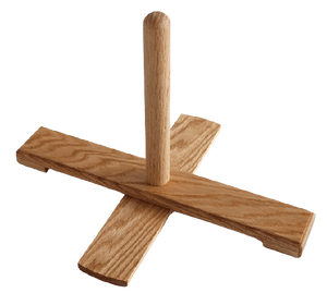 Bass Recorder Folding Stand - Oak