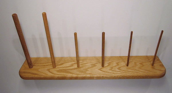 Recorder Vertical Wall Stand - Oak