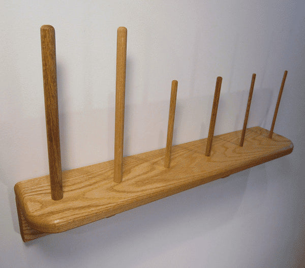Recorder Vertical Wall Stand - Oak