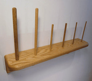 Recorder Vertical Wall Stand - Oak