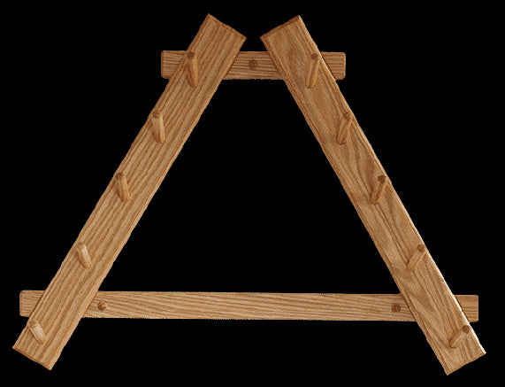 Recorder Horizontal Wall Stand - Oak