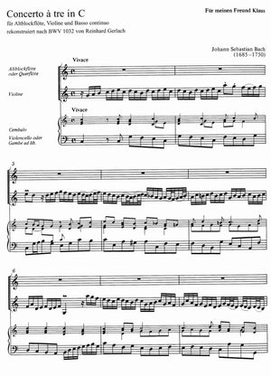Concerto a tre in C