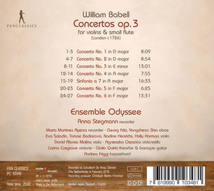 Concertos Op.3 William Babell