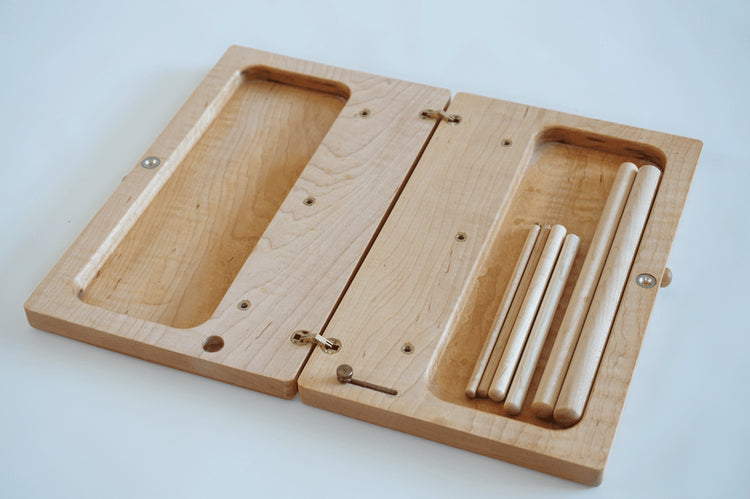Recorder Box Stand - Maple