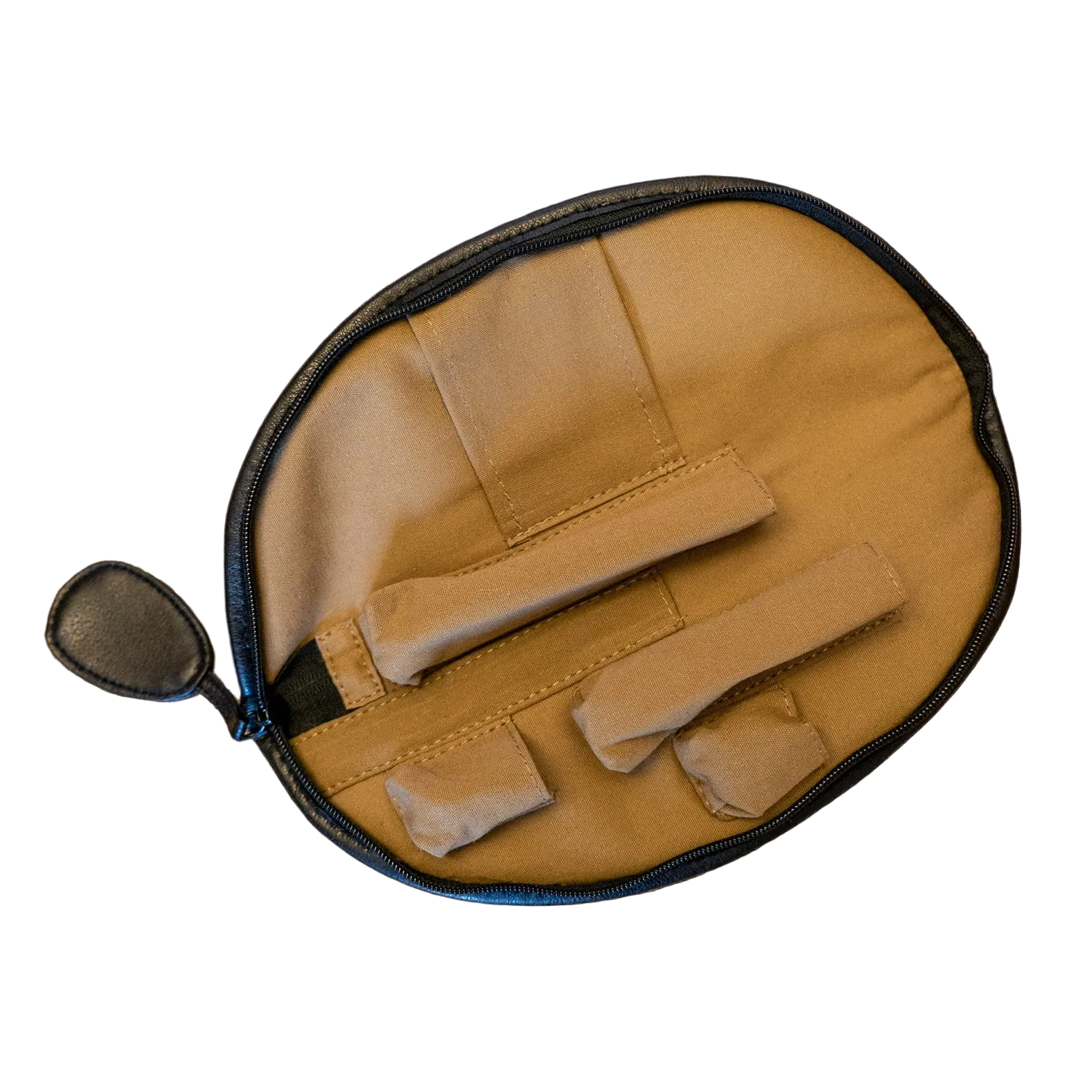 Descant Recorder Soft Case with leather trim, three part