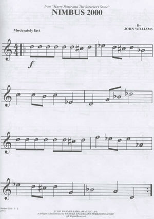 Selections From HARRY POTTER For Recorder