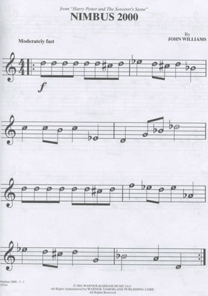 Selections From HARRY POTTER For Recorder
