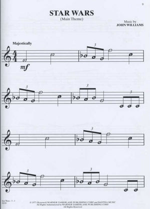 Selections From STAR WARS For Recorder