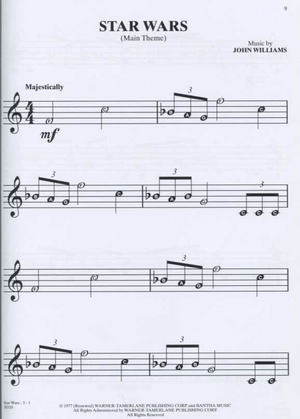 Selections From STAR WARS For Recorder
