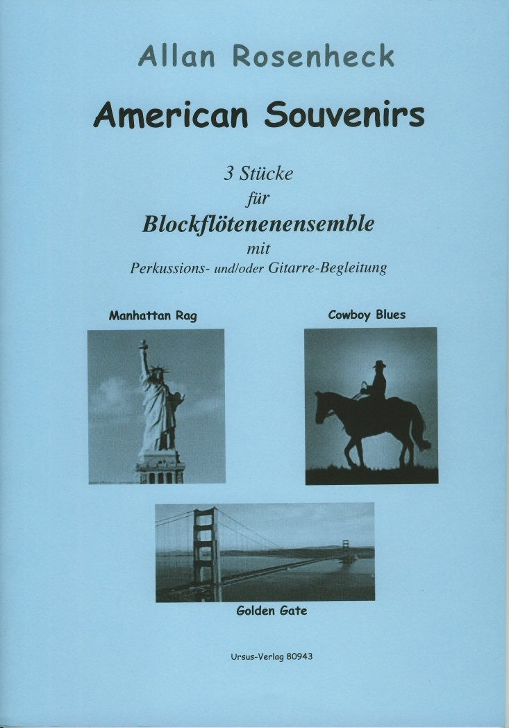 American Souvenirs  Three studies for Recorder Ensemble