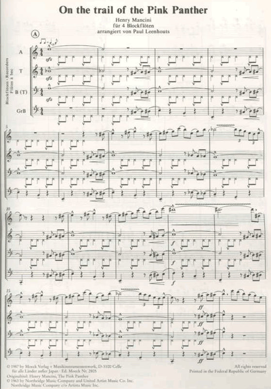 On the Trail of the Pink Panther