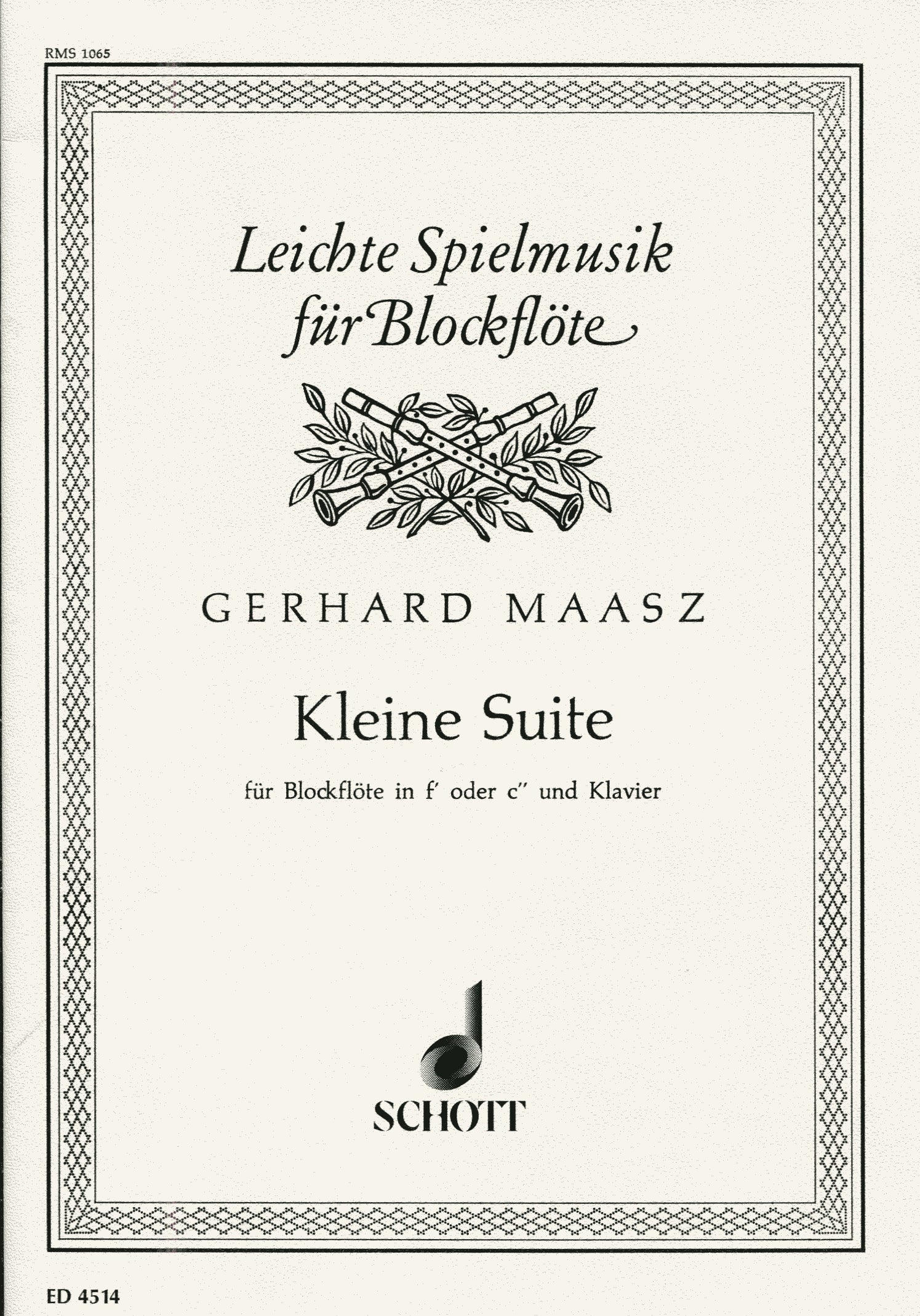 Little Suite for Descant or Treble Recorder