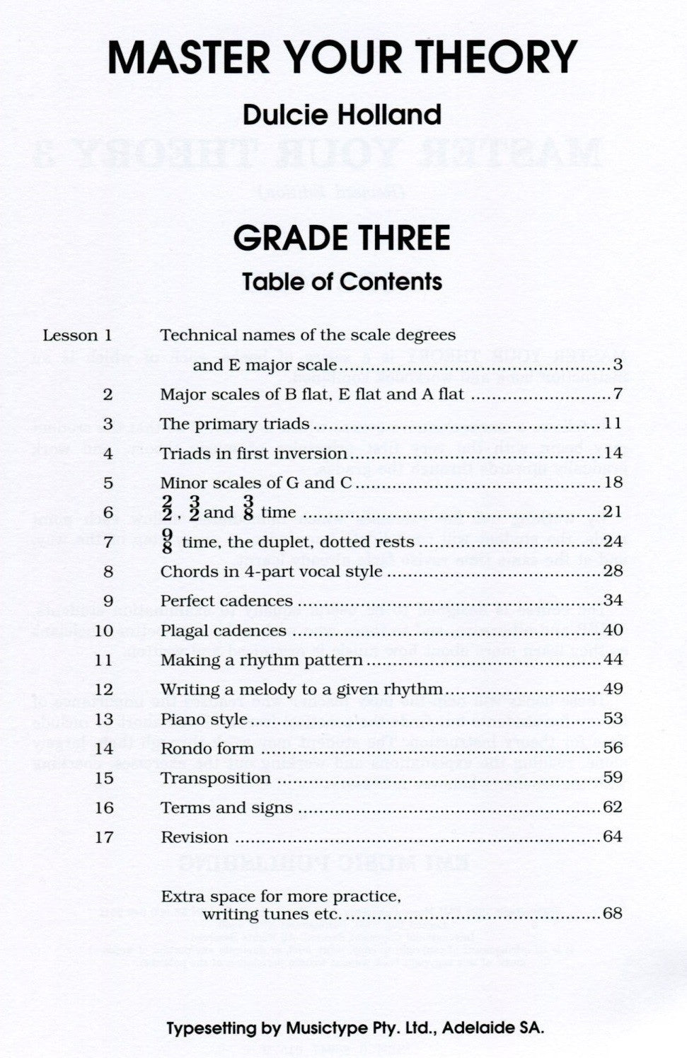 Master Your Theory Grade 3