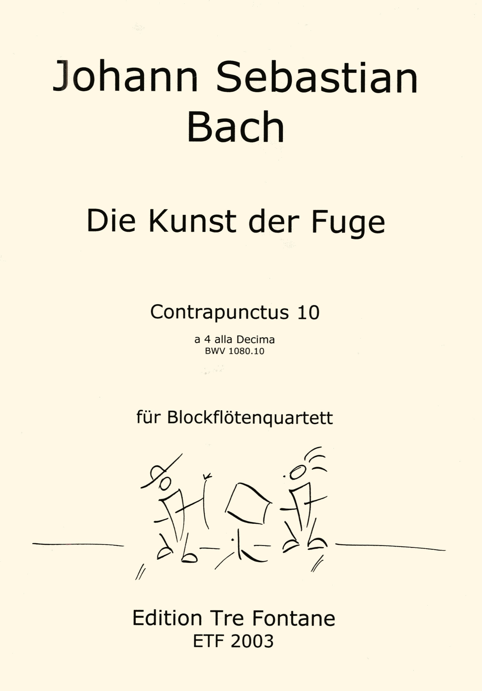 Contrapunctus 10 BWV1080.10 The Art of the Fugue