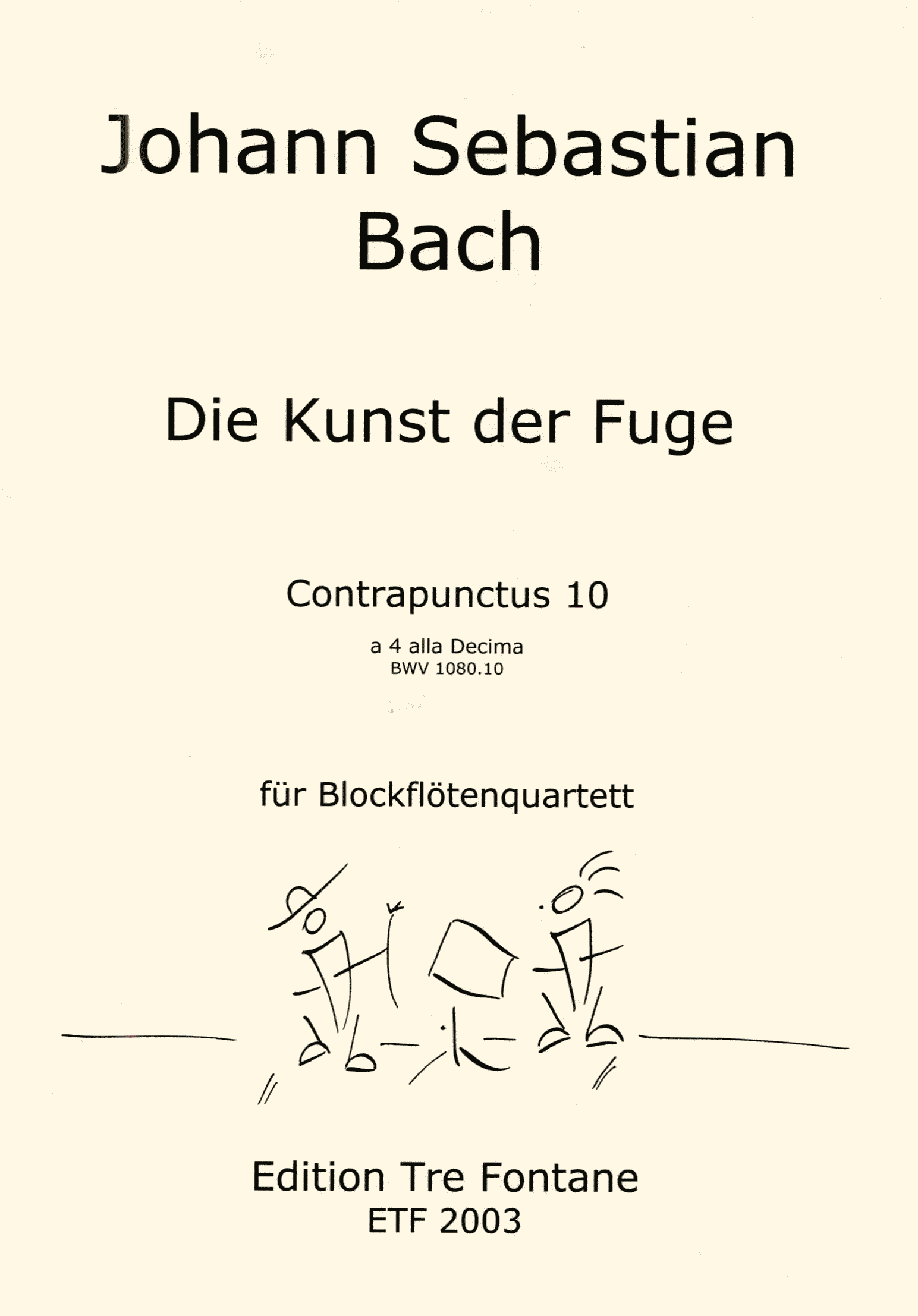 Contrapunctus 10 BWV1080.10 The Art of the Fugue