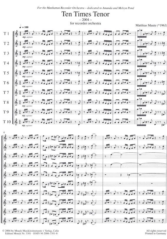 Ten Times Tenor
