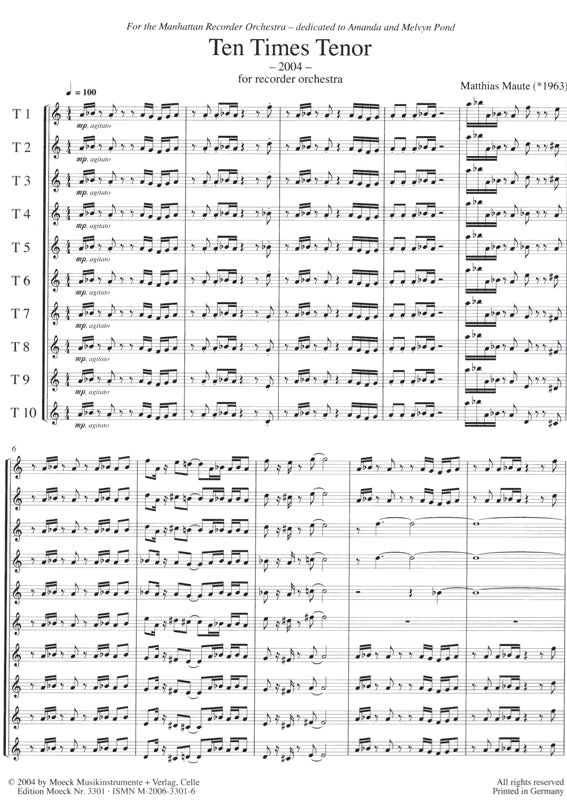 Ten Times Tenor
