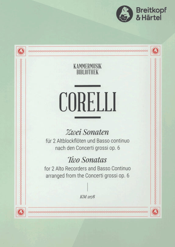 Two Sonatas after Concerti grossi Op 6