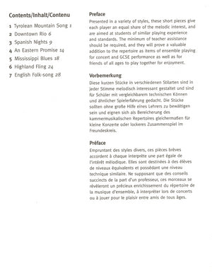The Ensemble Collection 7 Pieces for 3 Recorders and Piano