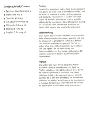The Ensemble Collection 7 Pieces for 3 Recorders and Piano