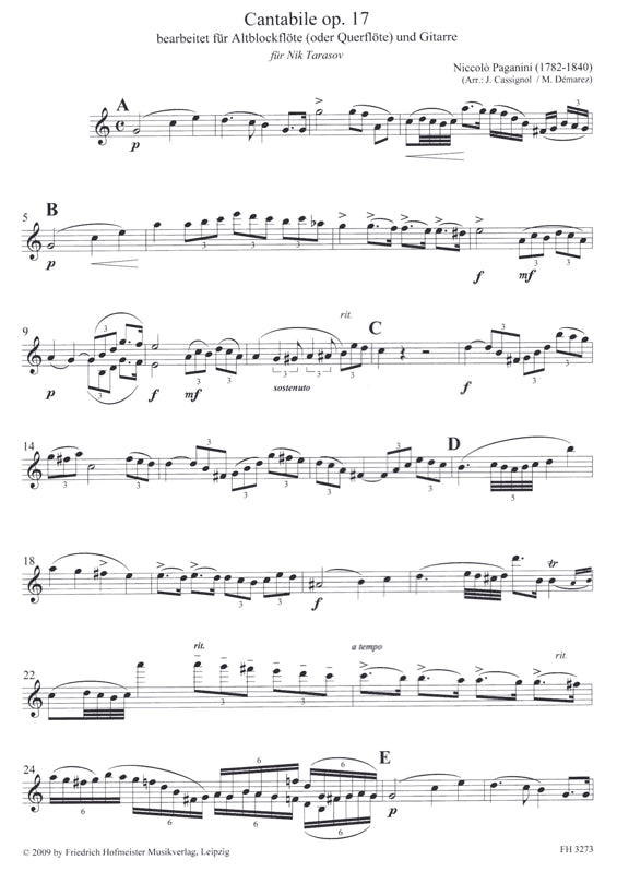 Cantabile Op.17