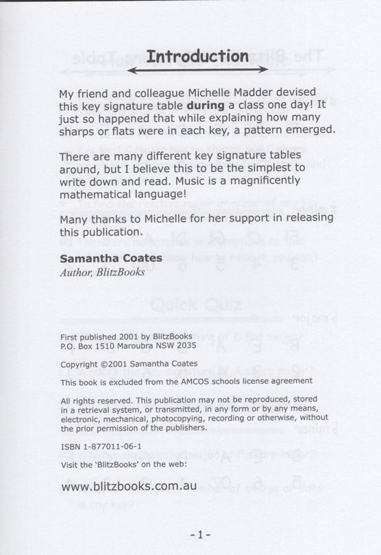 How to Blitz Key Signatures