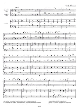 Concerto in Bb Major Telemann
