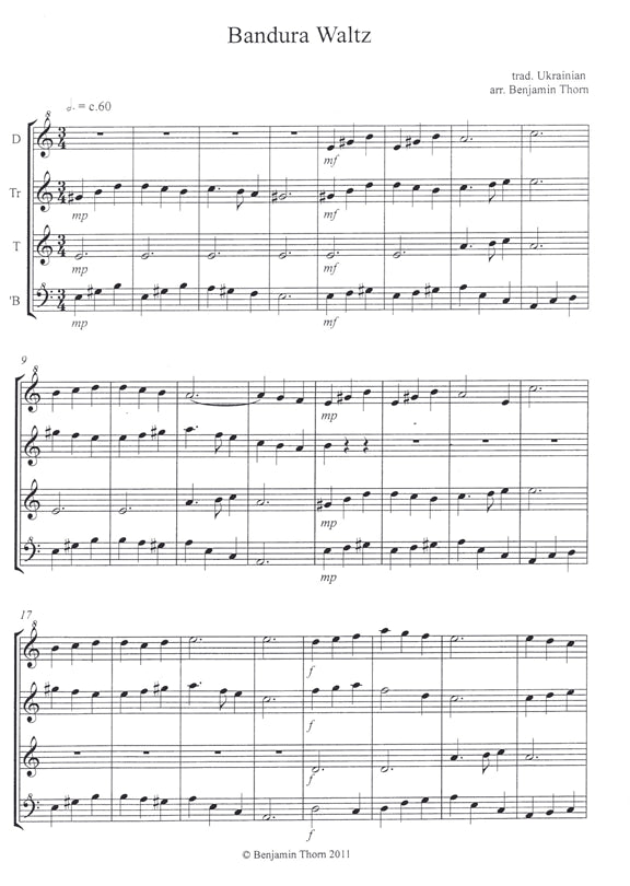 Bandura Waltz and Kopanitsa Two East European Dances