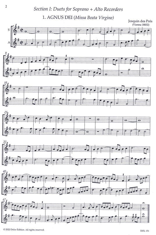 The Renaissance Duet Book