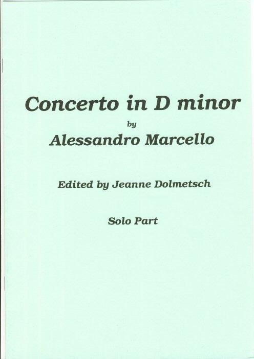 Concerto in d minor Solo Part