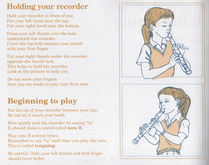 Recorder from the Beginning