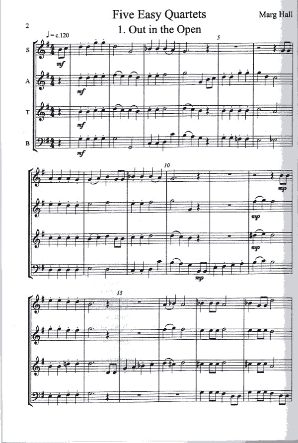 Five Easy Quartets