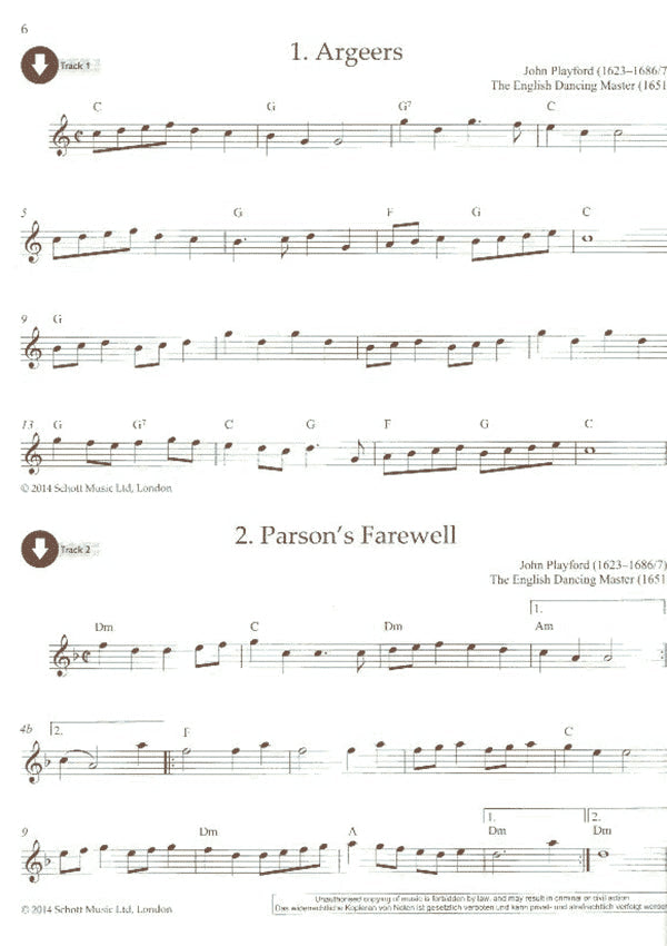 English Folk Tunes for Recorder