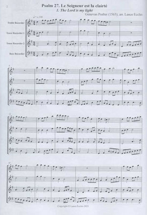 Five Psalms from the Genevan Psalter of 1565