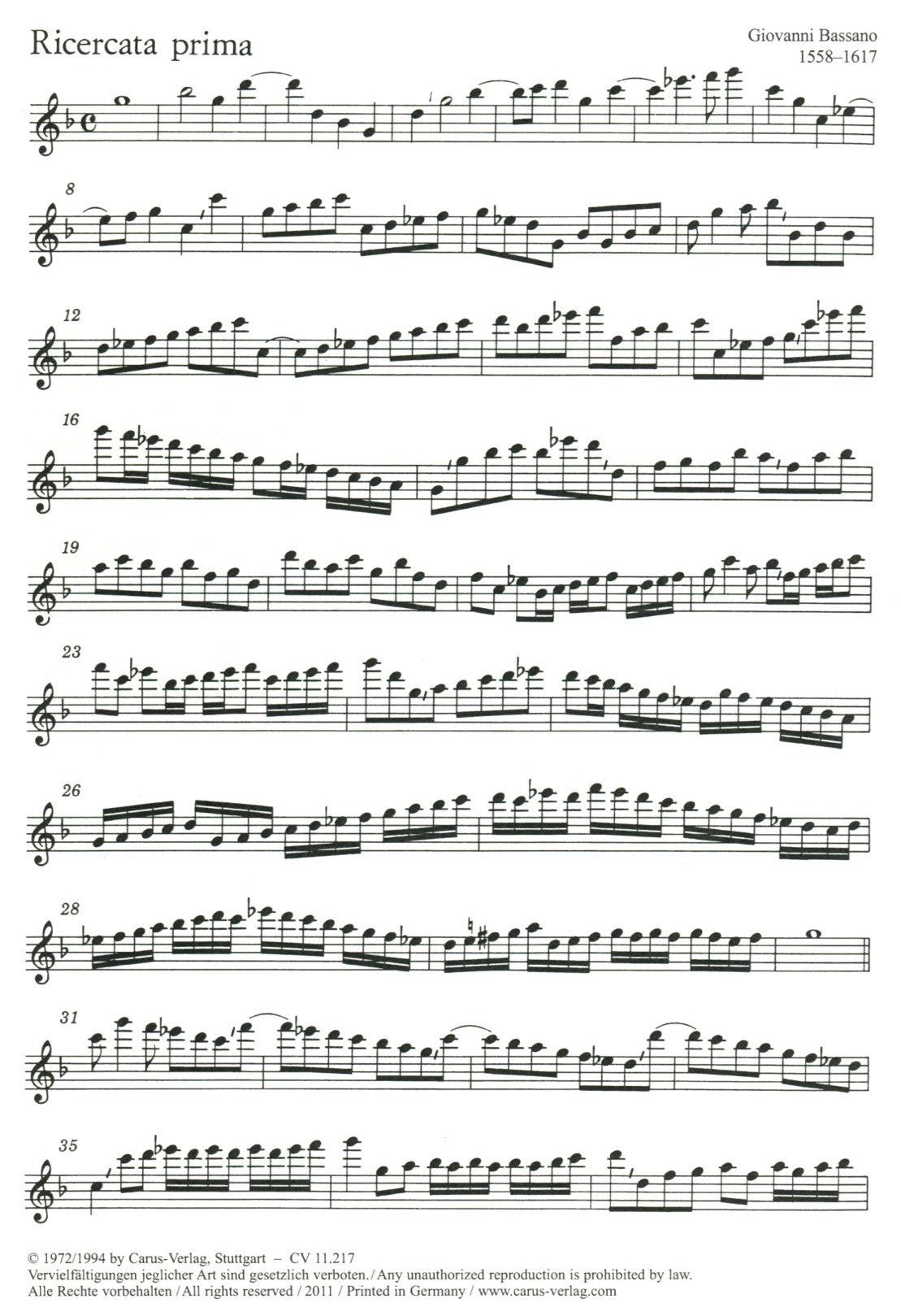 Ricercate 4 (1598)