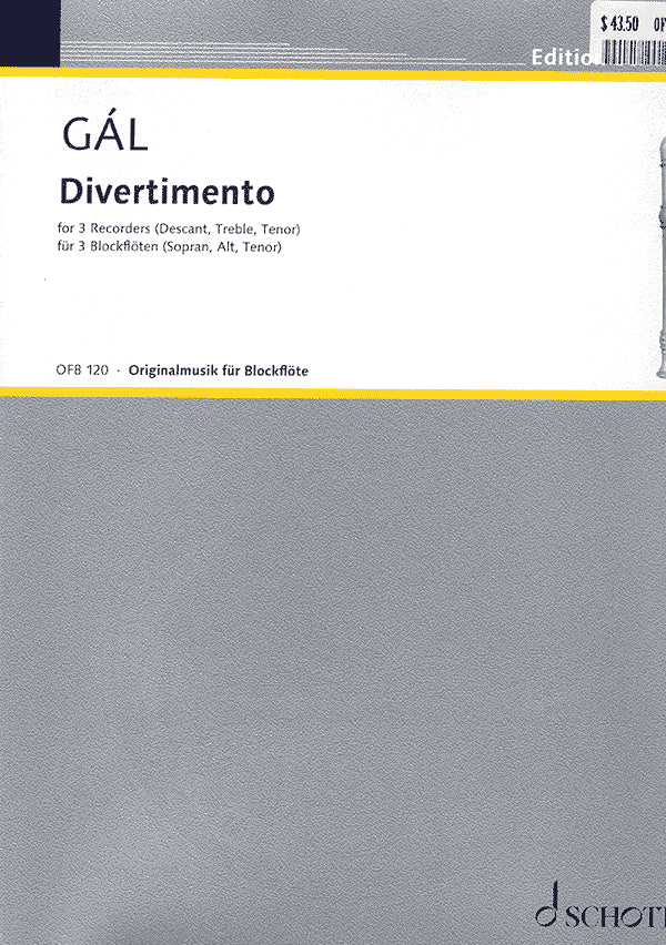 Divertimento, Op 98