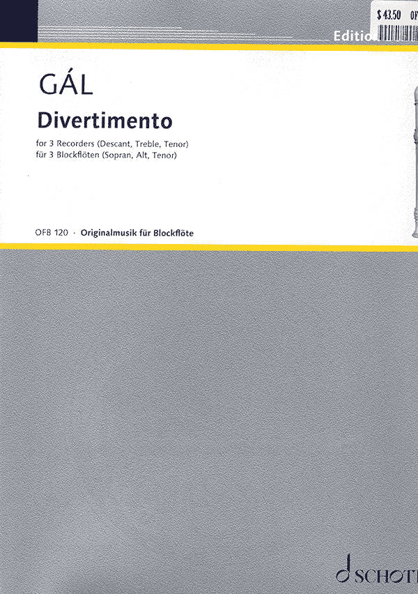 Divertimento, Op 98