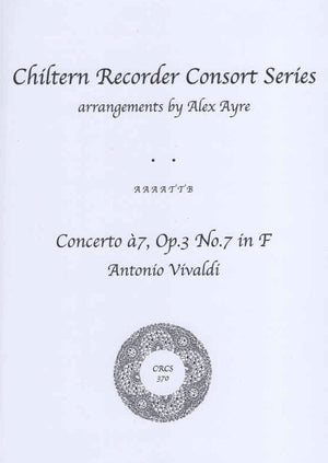 Concerto a`7, Op 3, No 7 in F